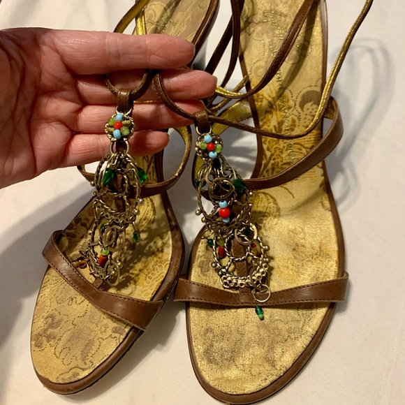 Giuseppe Zanotti Shoes - 8.5 Giuseppe Zanotti Vicini Italy Beaded Heels